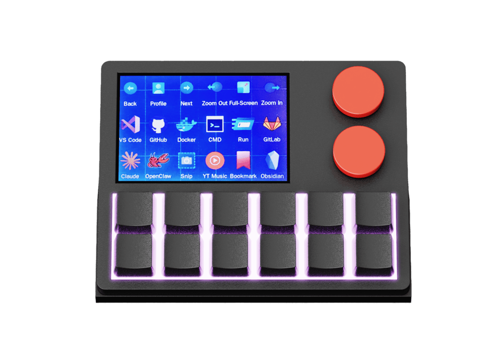 NexMacro macro pad for productivity setup